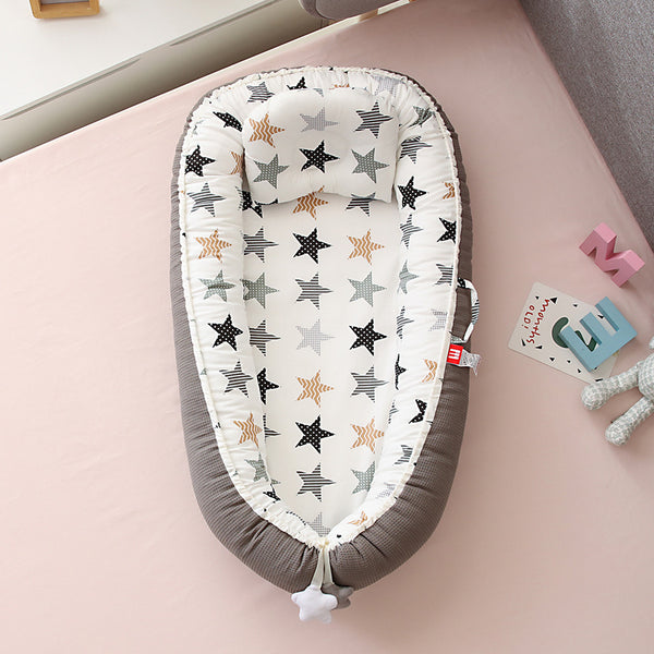 Honeycomb Breathable Folding Removable And Washable Portable Crib